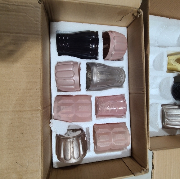 COPY - BHLDN Anthropologie blush nightfall votive, set of 8 - Picture 5 of 5